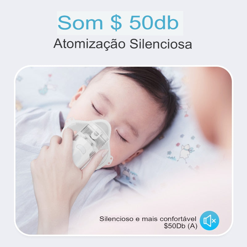 Nebulizador Portátil  Vapor Silencioso,