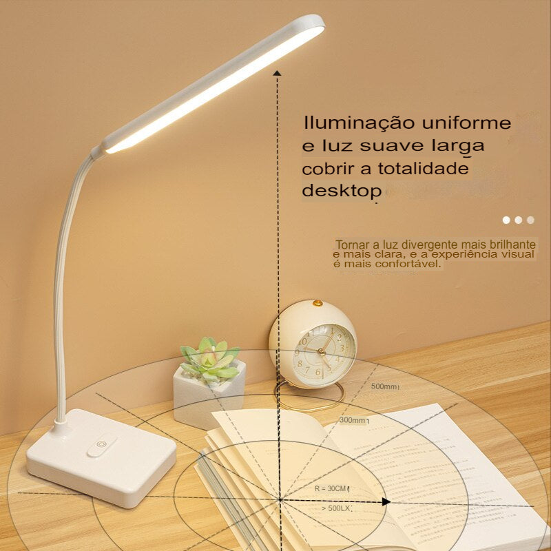 Lâmpada de mesa em Led carregameto USB.