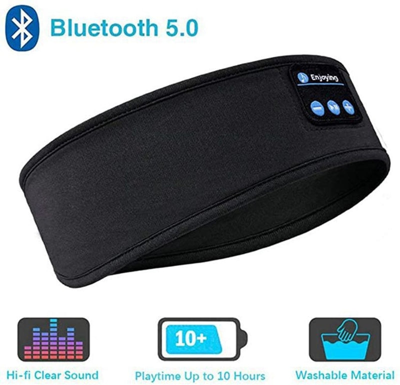 Fone de ouvido bluetooth. mascara pra dormir, faixa de cabeca para esportes