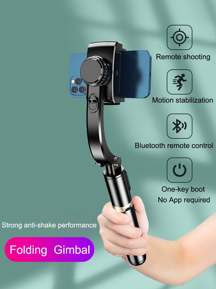 Estabilozador de imagem para Smartphone com tripé Gimbal