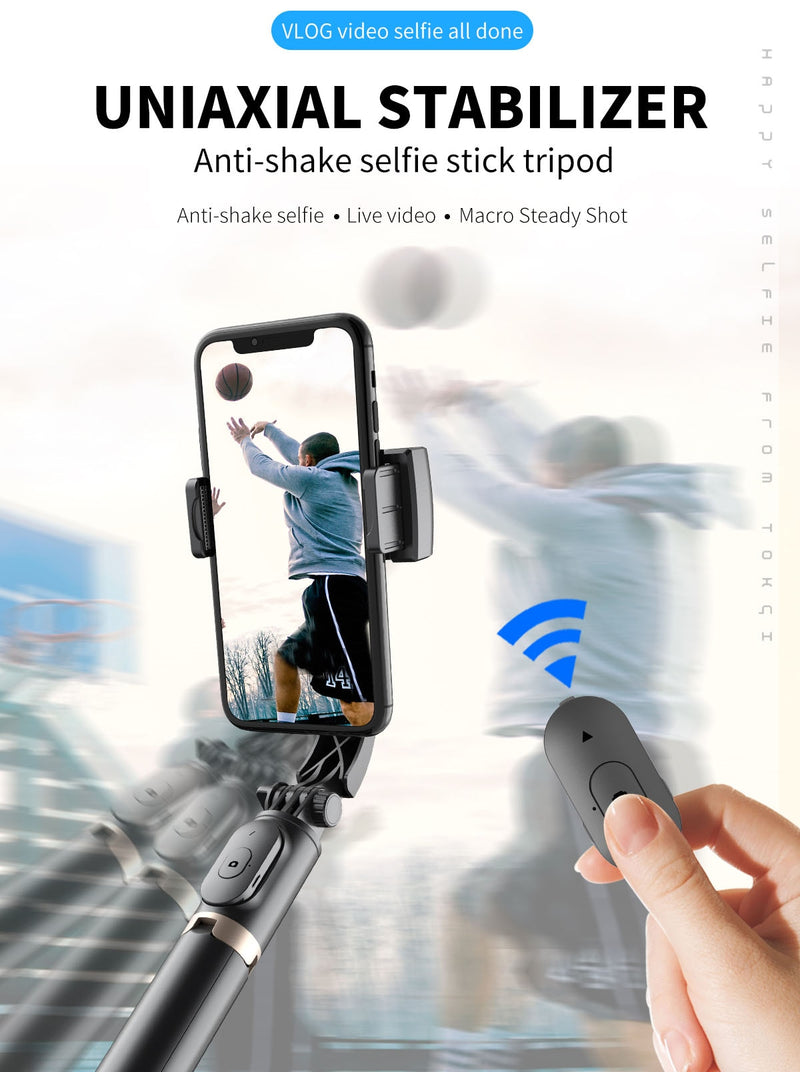 Estabilozador de imagem para Smartphone com tripé Gimbal