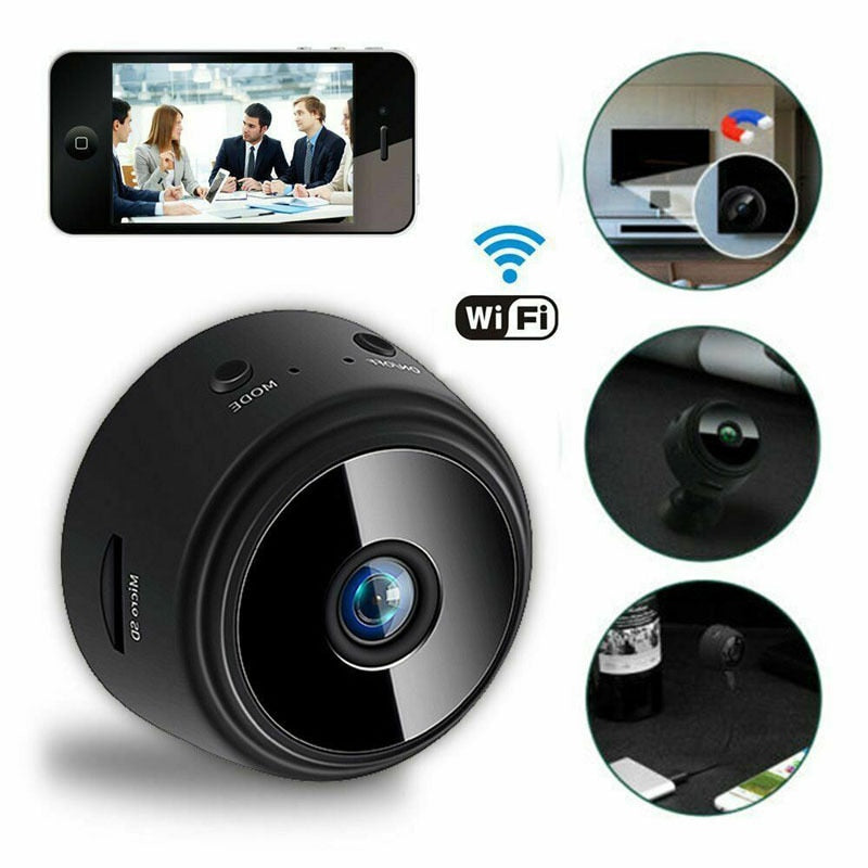 Mini camera A9 WiFi HD magnetica com gravador de voz