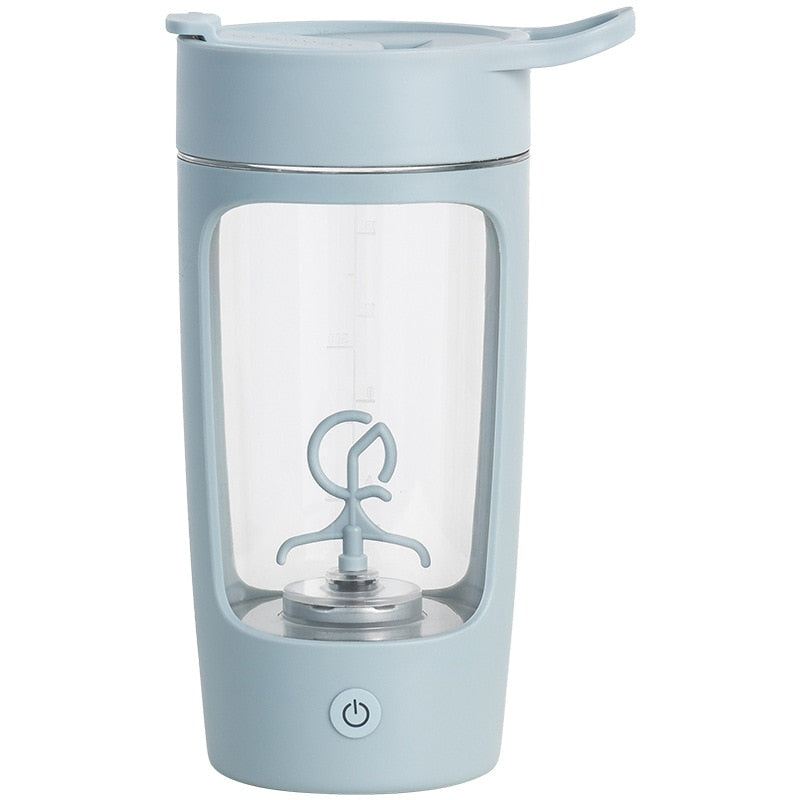 Garrafa shaker mistura de proteina eletrica USB recaregavel