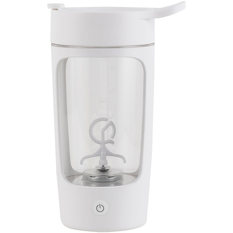 Garrafa shaker mistura de proteina eletrica USB recaregavel