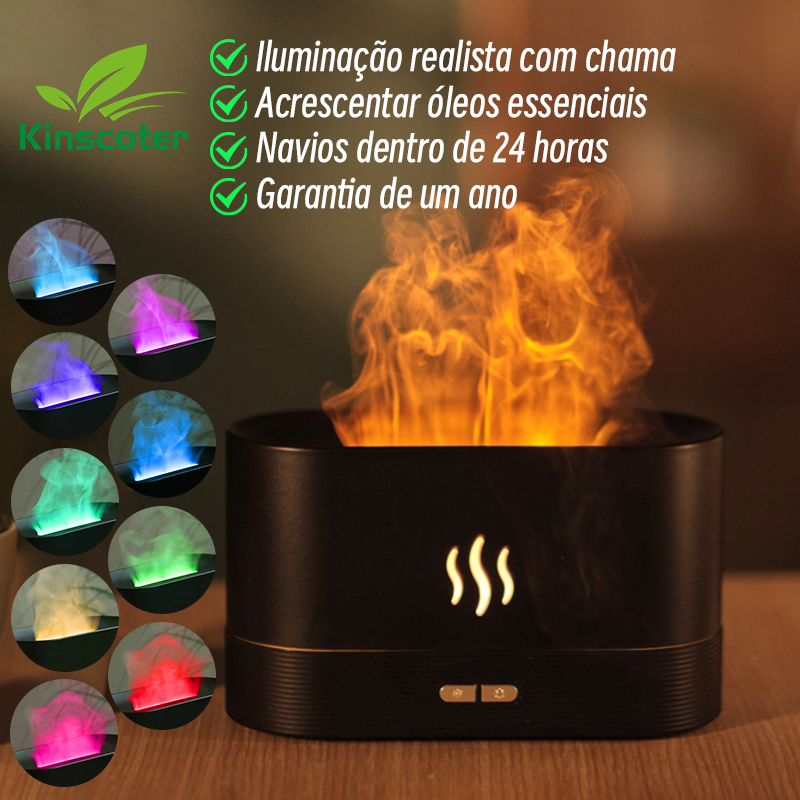 Difusor de Aroma  Umidificador de Ar Ultrassônico