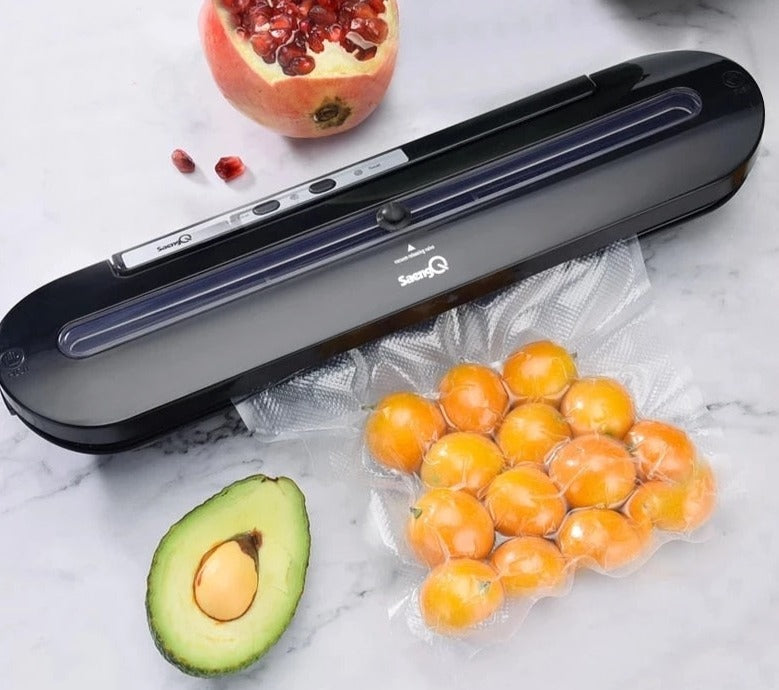 Seladora a Vácuo Automática para Alimentos, Máquina Empacotadora, Inclui 10 Sacos, 220V, 110V